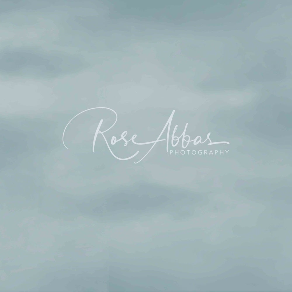 Kate jours nuageux toile de fond pour la photographie conçue par Rose Abbas - Kate Backdrop FR