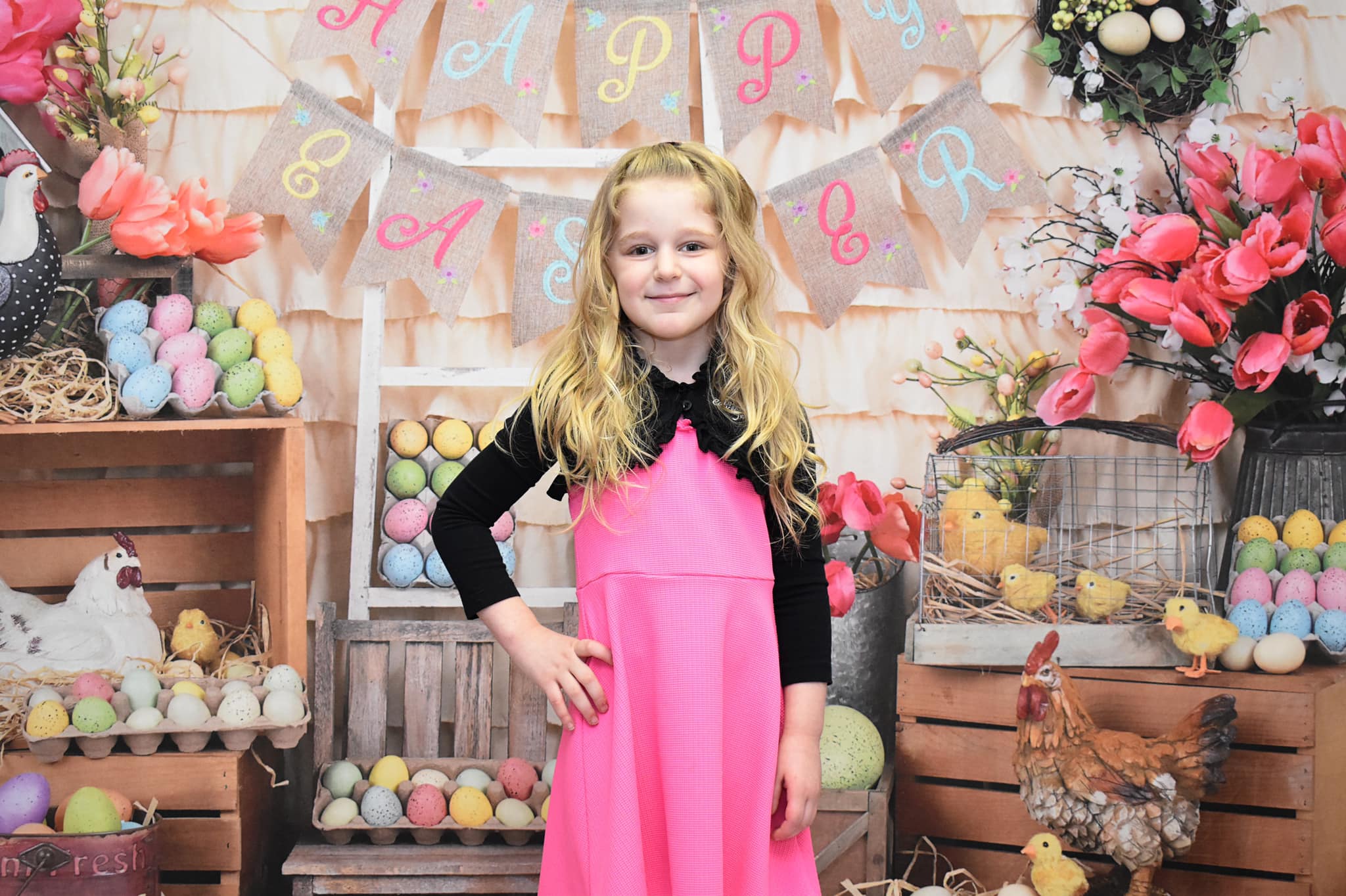 Kate Oeufs colorés Joyeuses Pâques Toile de fond pour la photographie - Kate Backdrop FR