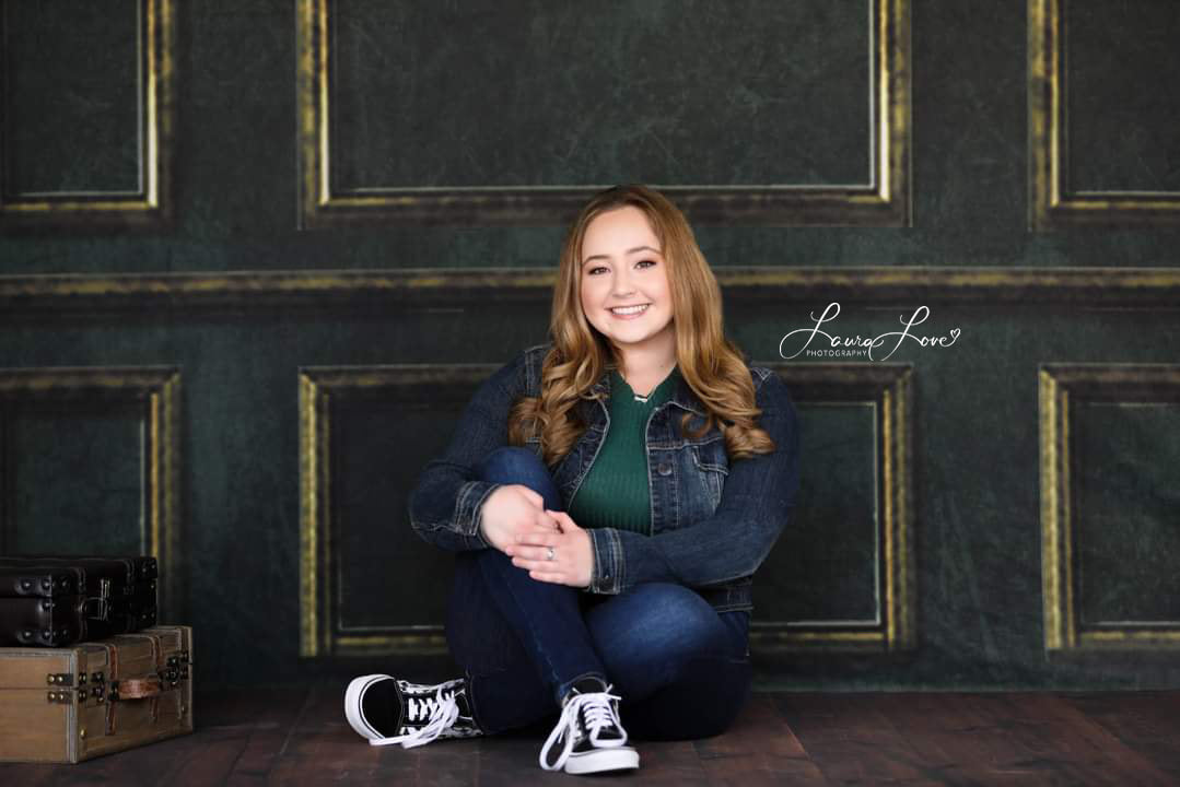 Kate Mur Noir Élégant Vintage Toile de fond pour la photographie - Kate Backdrop FR