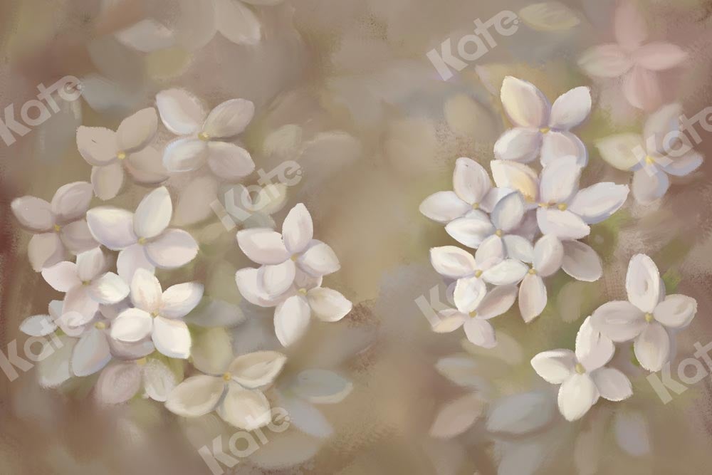 Kate Toile de fond d'art floral peinte à la main conçue par GQ - Kate Backdrop FR