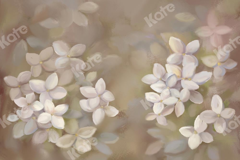 Kate Toile de fond d'art floral peinte à la main conçue par GQ - Kate Backdrop FR