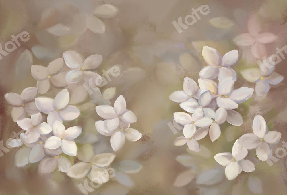 Kate Toile de fond d'art floral peinte à la main conçue par GQ - Kate Backdrop FR