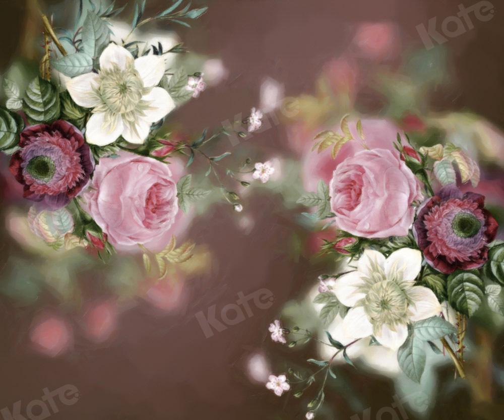 Kate Fleurs Toile de Fond Boudoir Conçu par GQ - Kate Backdrop FR