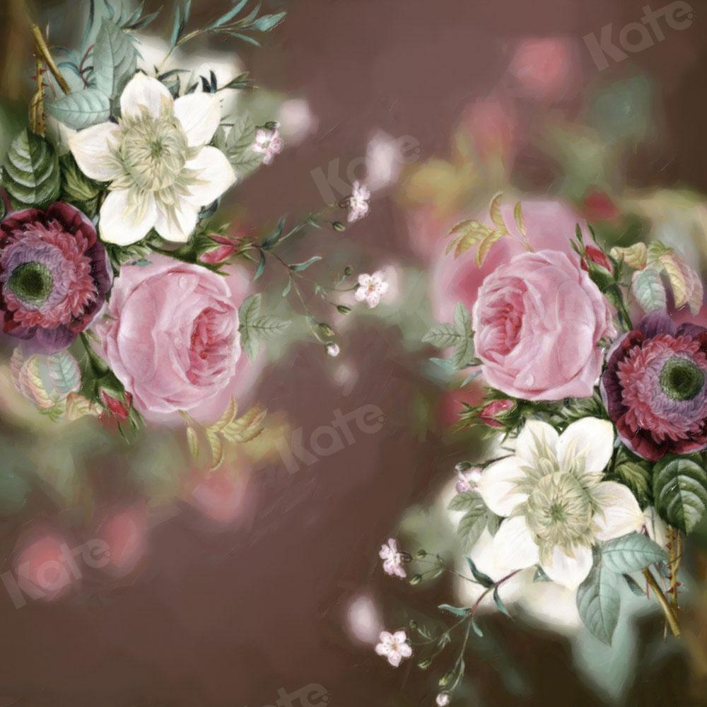 Kate Fleurs Toile de Fond Boudoir Conçu par GQ - Kate Backdrop FR