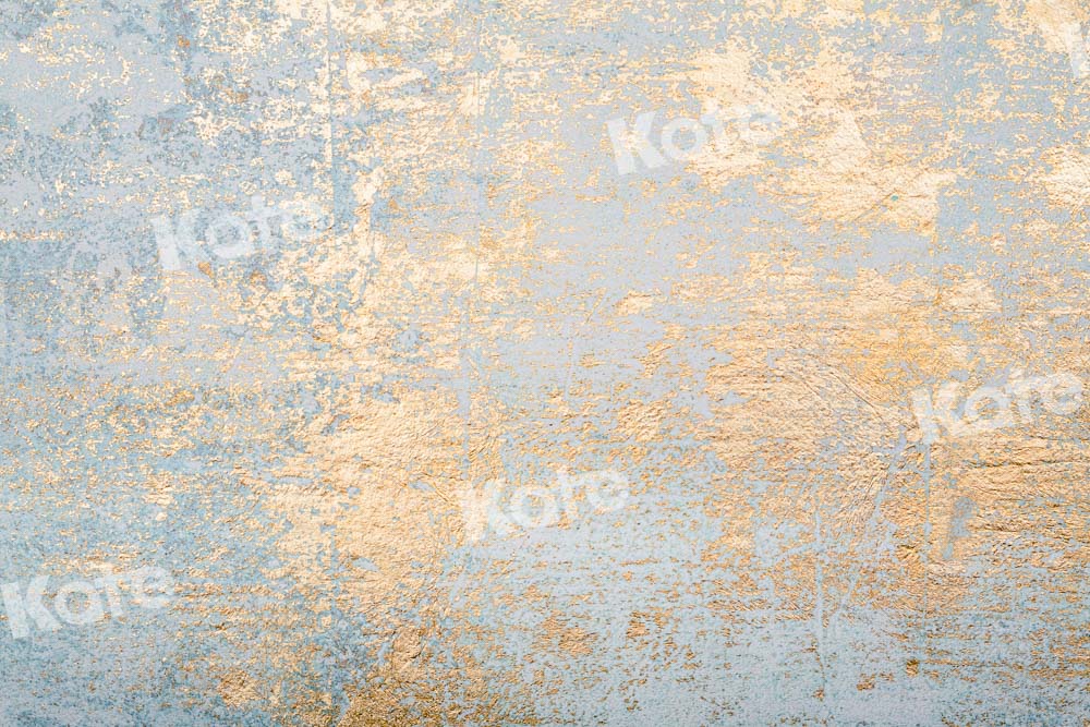 Kate toile de fond à texture désordonnée dorée conçue par Chain Photographie - Kate Backdrop FR