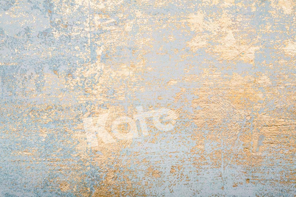 Kate toile de fond à texture désordonnée dorée conçue par Chain Photographie - Kate Backdrop FR