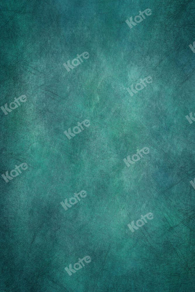Kate Texture Rétro Abstrait Vert bleu Toile de fond conçue par Kate Image - Kate Backdrop FR