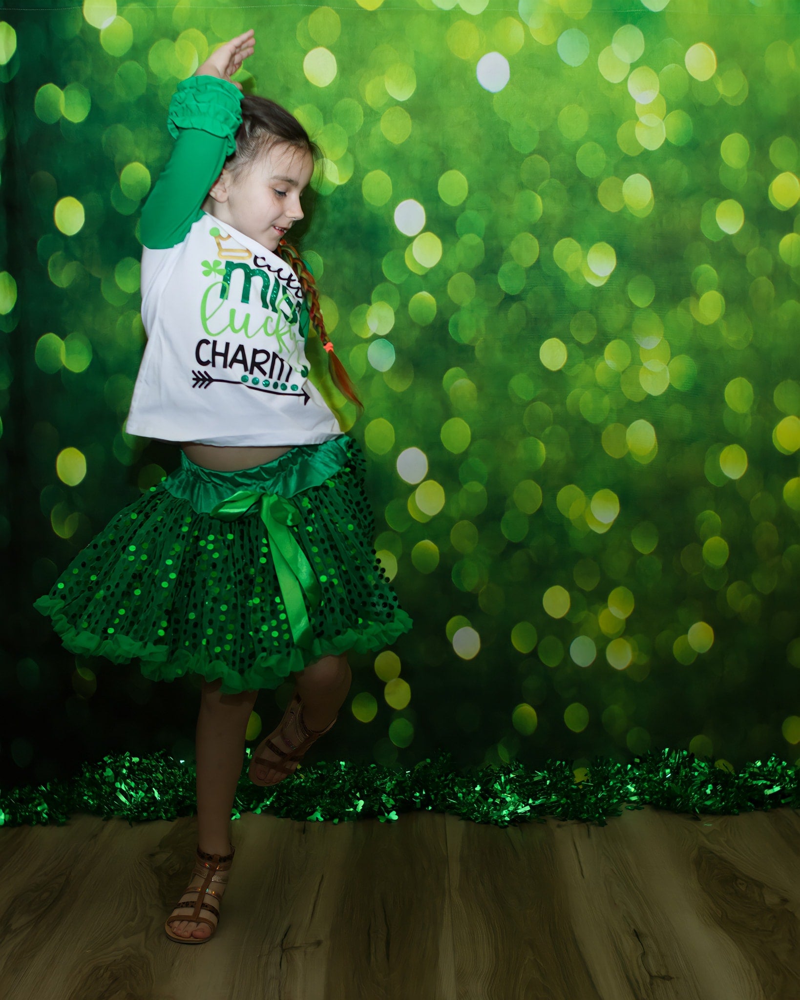 Kate Vert Bokeh Printemps Fête Toile de fond pour la photographie - Kate Backdrop FR