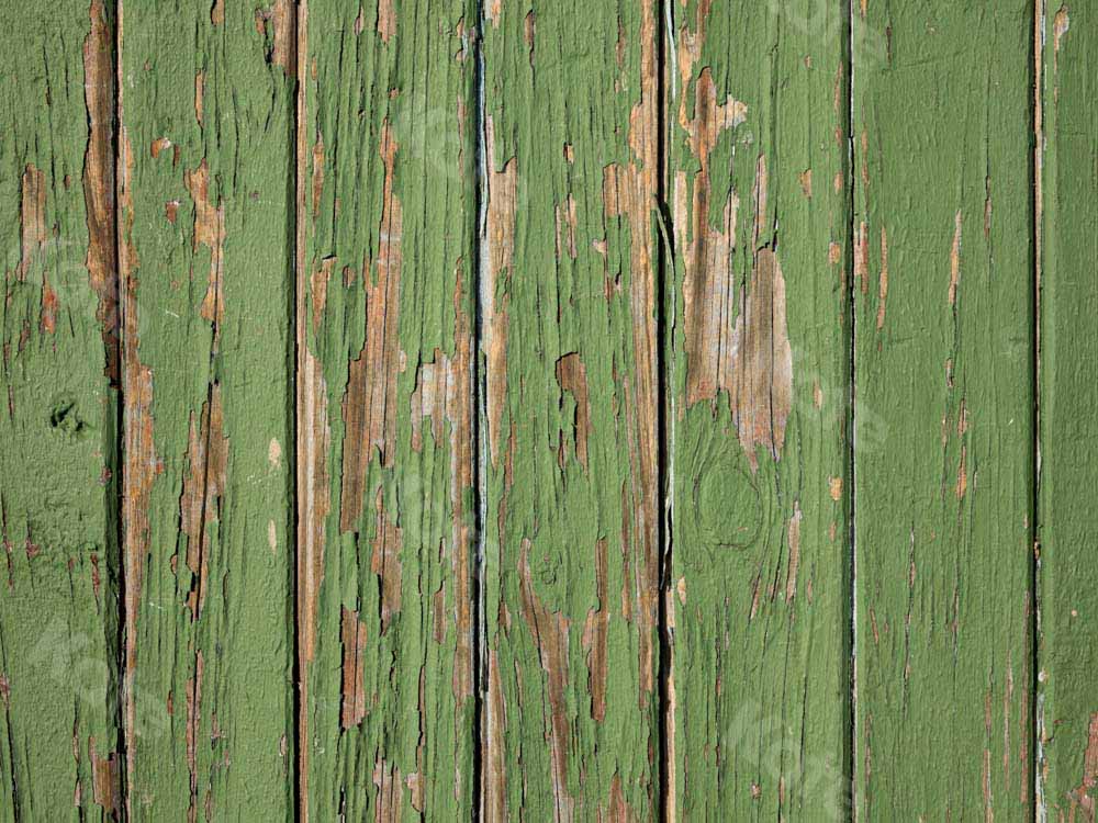 Kate Toile de fond de grain de bois vert Texture minable Conçu par Kate Image - Kate Backdrop FR