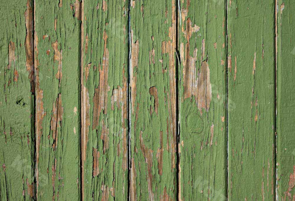Kate Toile de fond de grain de bois vert Texture minable Conçu par Kate Image