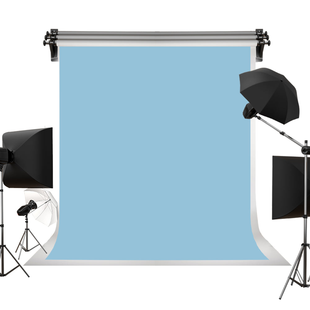 Kate Couleur unie Bleu clair Toile de fond Photographie de portrait - Kate Backdrop FR