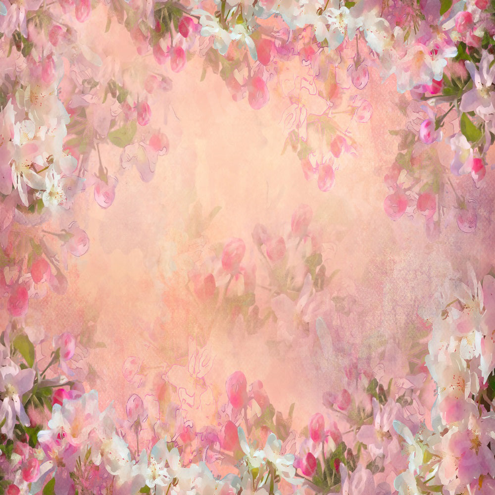Kate Fond de fleurs de fête des mères rose pour la photographie - Kate Backdrop FR