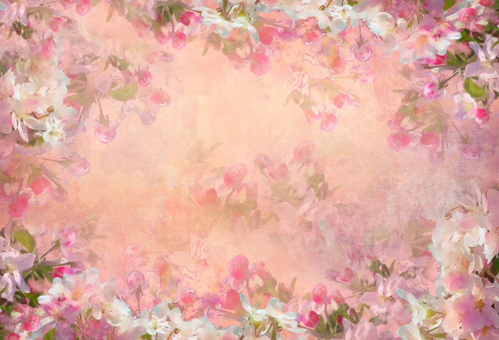 Kate Fond de fleurs de fête des mères rose pour la photographie - Kate Backdrop FR