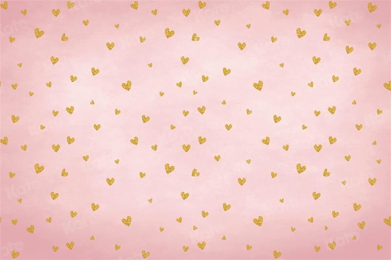 Kate Toile de fond rose Amour d'or pour la photographie - Kate Backdrop FR