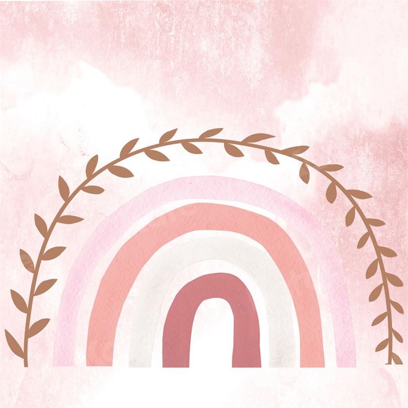 Kate Boho Arc-en-ciel Enfant Rose Toile de fond pour la photographie - Kate Backdrop FR