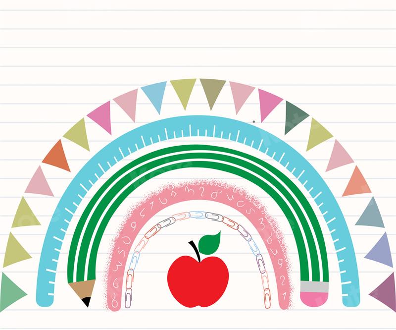 Kate Arc-en-ciel Papeterie Pomme Toile de Fond pour la photographie - Kate Backdrop FR