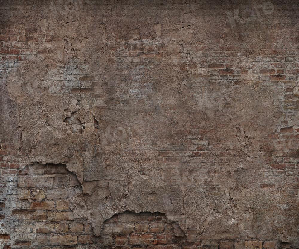 Kate Mur de briques Rétro Miteux Toile de fond pour la photographie - Kate Backdrop FR