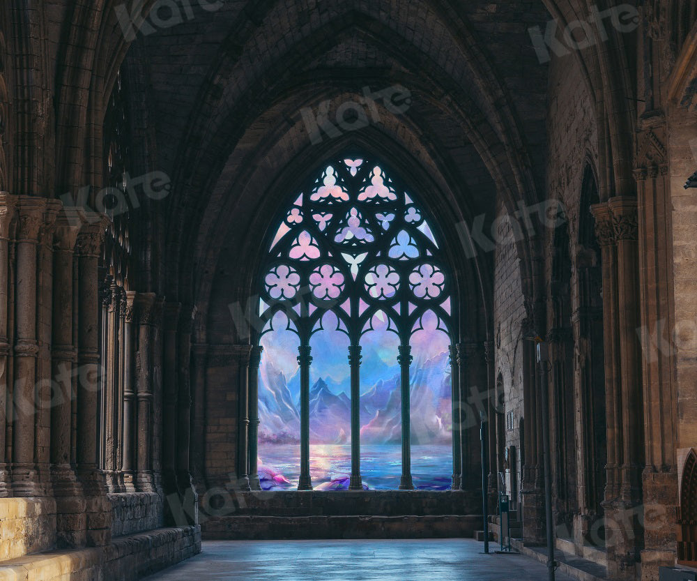 Kate Toile de fond d'architecture d'intérieur rétro Paysage arqué pour la photographie - Kate Backdrop FR