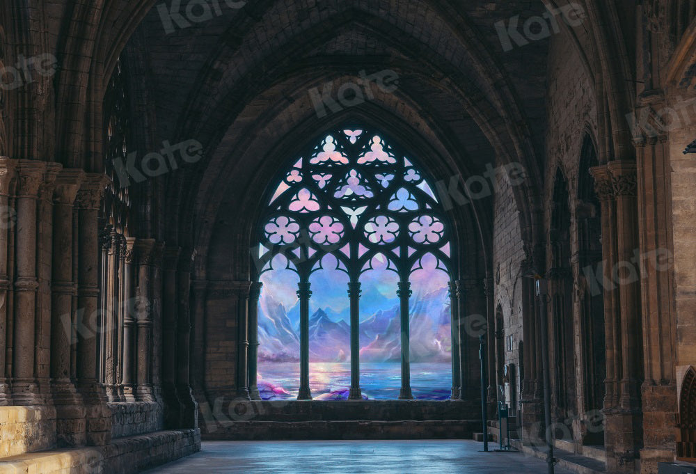 Kate Toile de fond d'architecture d'intérieur rétro Paysage arqué pour la photographie - Kate Backdrop FR