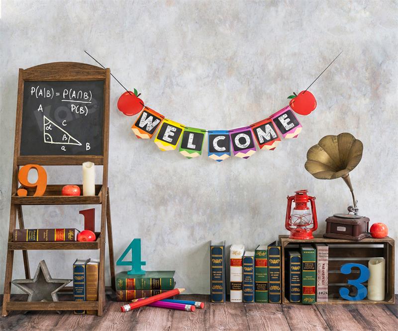 Kate Classe de fond de livre scolaire pour la photographie - Kate Backdrop FR