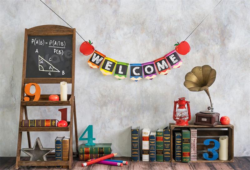 Kate Classe de fond de livre scolaire pour la photographie - Kate Backdrop FR