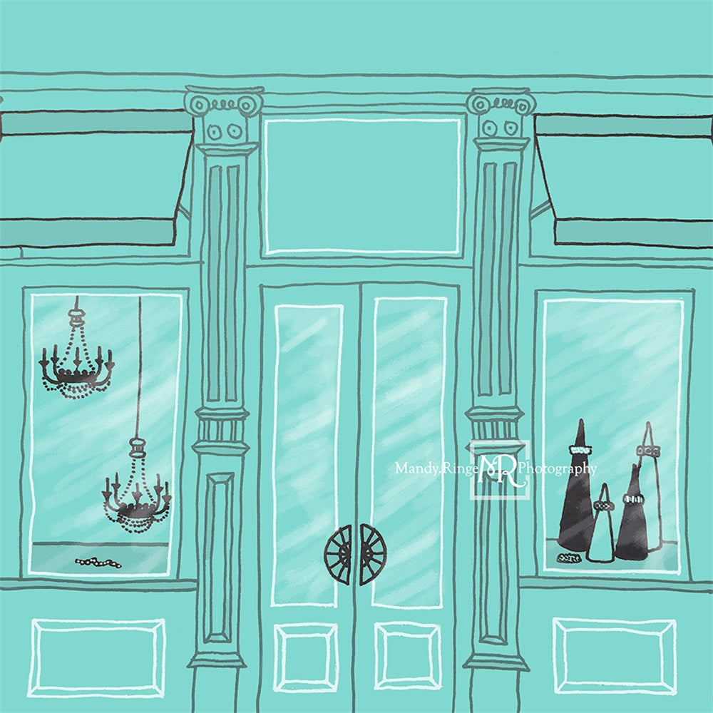 Kate Anniversaire Vitrine Magasin Toile de fond Conçu par Mandy Ringe - Kate Backdrop FR