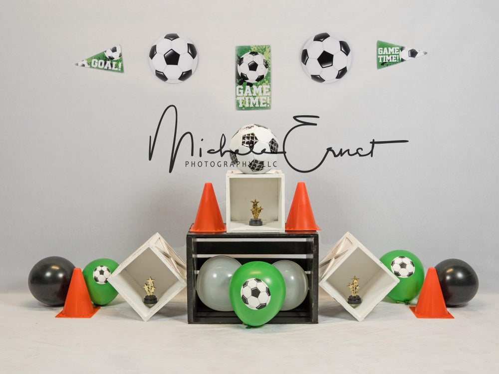 Kate Champion Football Sport Enfant Toile de fond conçue par Michele Ernst Photographie - Kate Backdrop FR