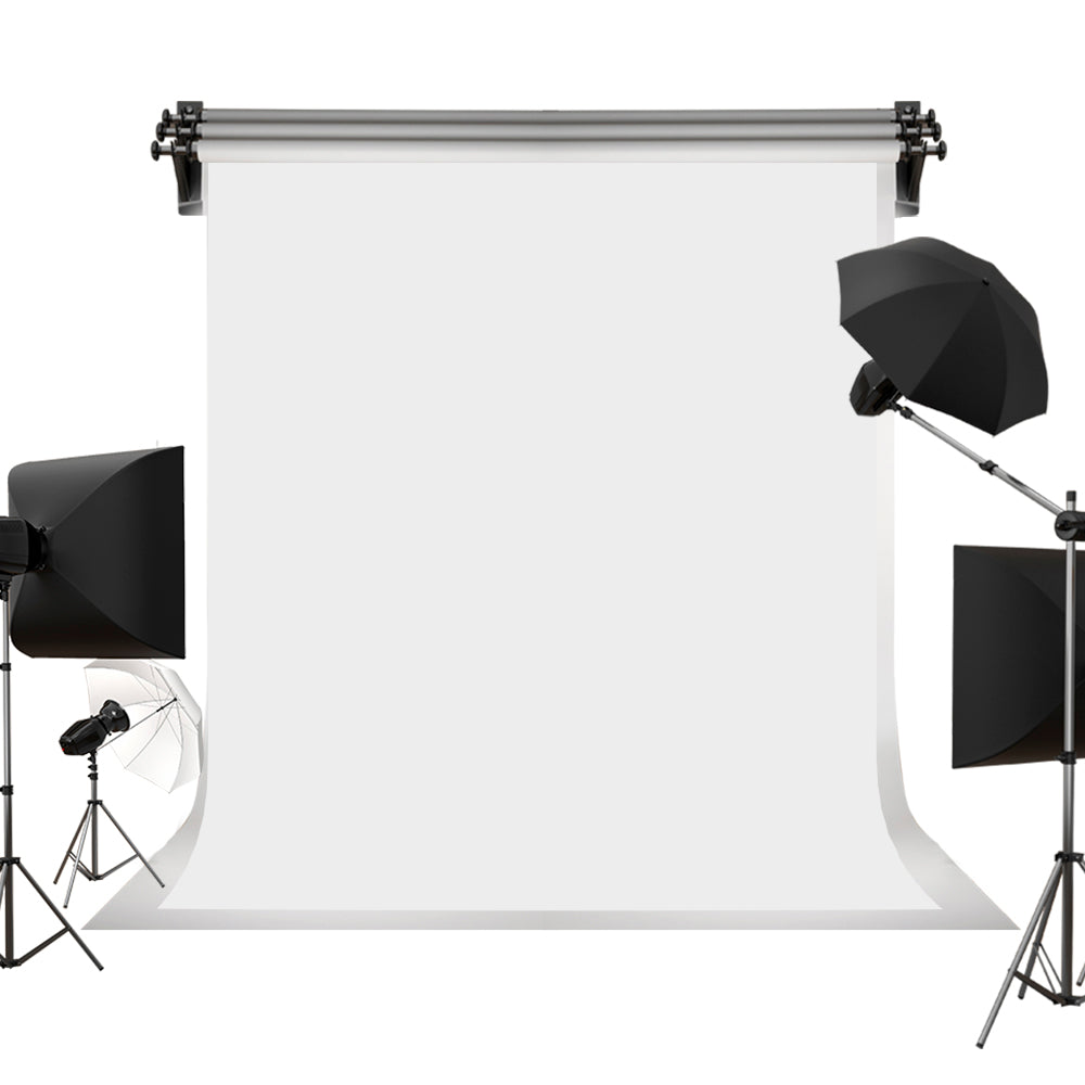 Kate Couleur unie Blanc Toile de fond Photographie de portrait - Kate Backdrop FR