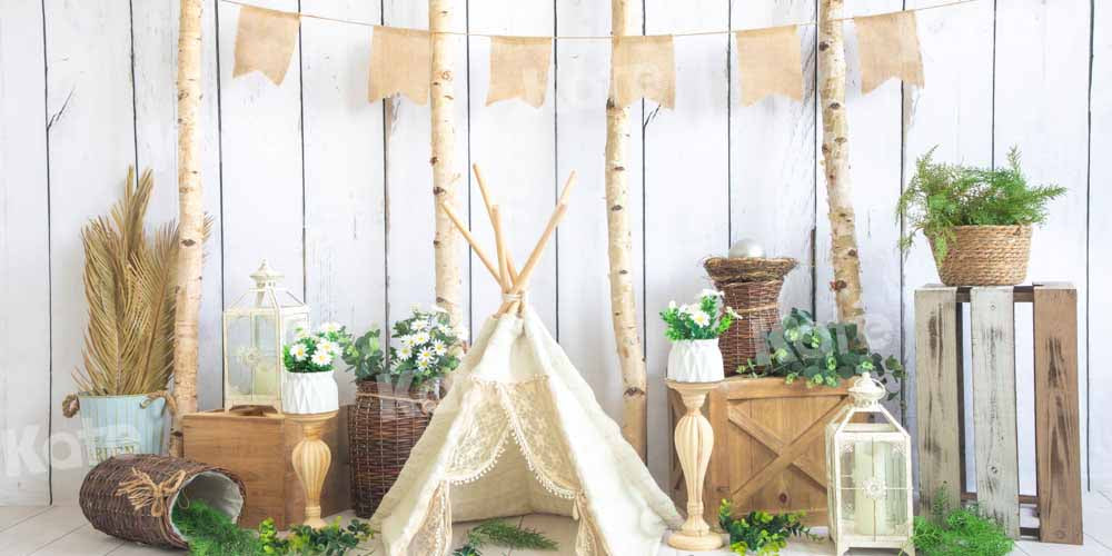 Kate Tente Mur en bois Printemps/Été Toile de fond conçue par Emetselch - Kate Backdrop FR