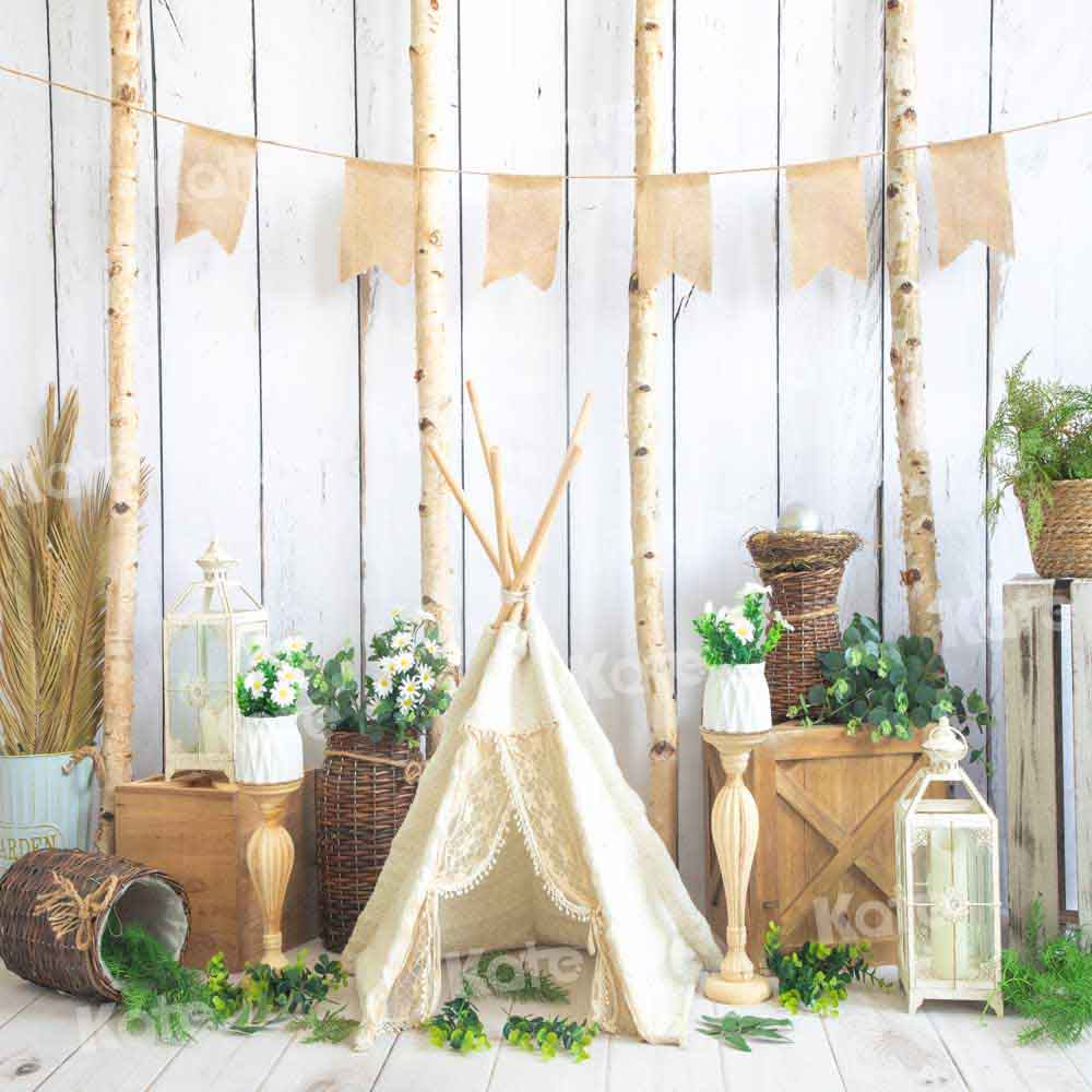 Kate Tente Mur en bois Printemps/Été Toile de fond conçue par Emetselch - Kate Backdrop FR