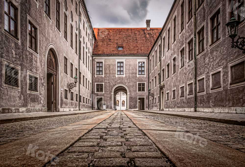 Kate Scène de fond de construction de mur en pierre conçue par Chain Photographie - Kate Backdrop FR