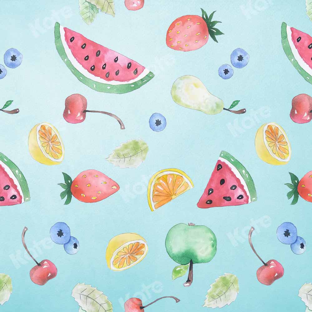 Kate Fête d'anniversaire Fruits Été Toile de fond conçue par Chain Photographie - Kate Backdrop FR