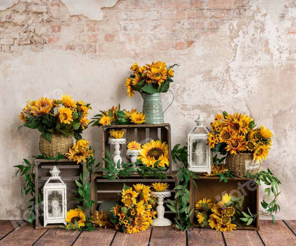 Kate Tournesol Été Jaune Toile de fond conçue par Emetselch - Kate Backdrop FR
