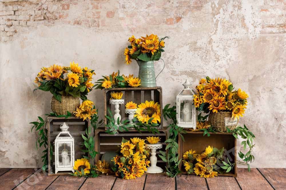 Kate Tournesol Été Jaune Toile de fond conçue par Emetselch - Kate Backdrop FR