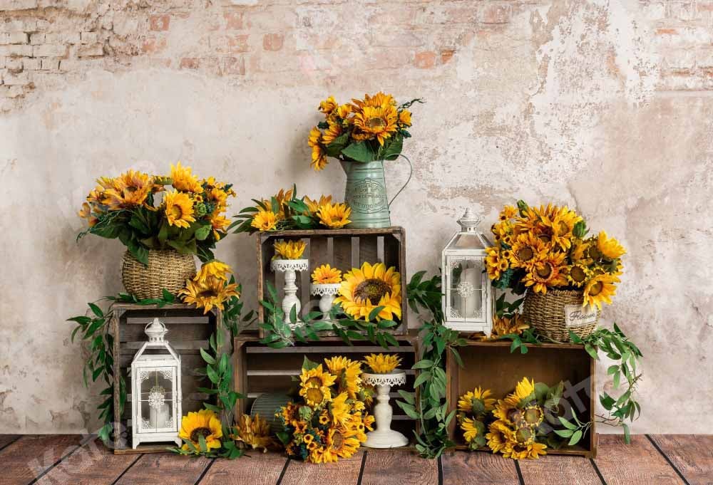 Kate Tournesol Été Jaune Toile de fond conçue par Emetselch - Kate Backdrop FR