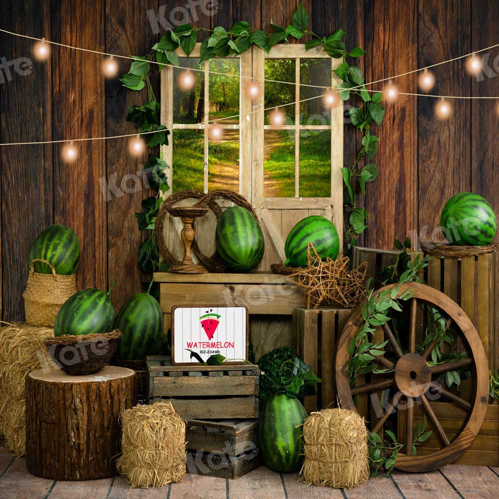 Kate Ferme de pastèque Été Porte Toile de fond conçu par Emetselch - Kate Backdrop FR