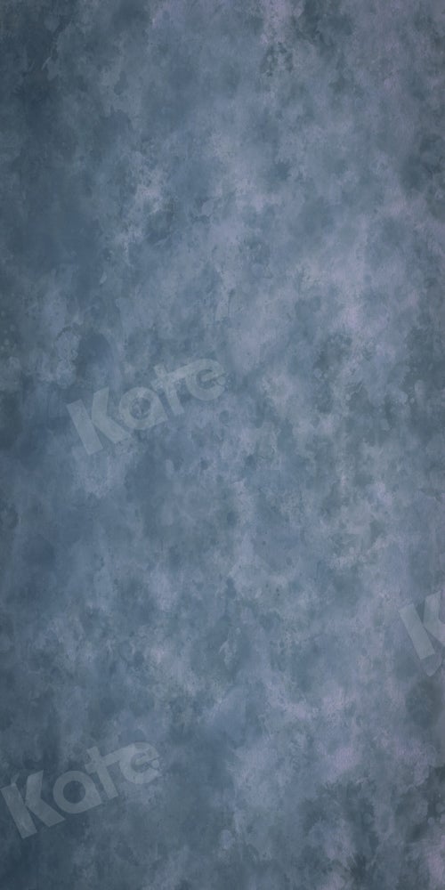 Kate Sweep Mur-à-Sol Texture Abstraite Bleu Portrait Toile de fond pour la photographie - Kate Backdrop FR