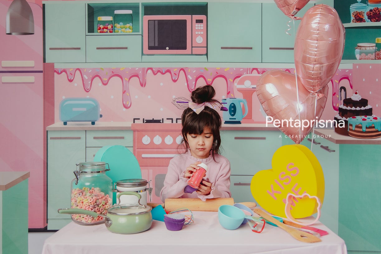 Kate Toile de fond de cuisine douce et mignonne Conçu par Pentaprisma un groupe créatif - Kate Backdrop FR