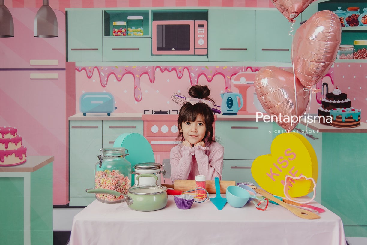 Kate Toile de fond de cuisine douce et mignonne Conçu par Pentaprisma un groupe créatif - Kate Backdrop FR