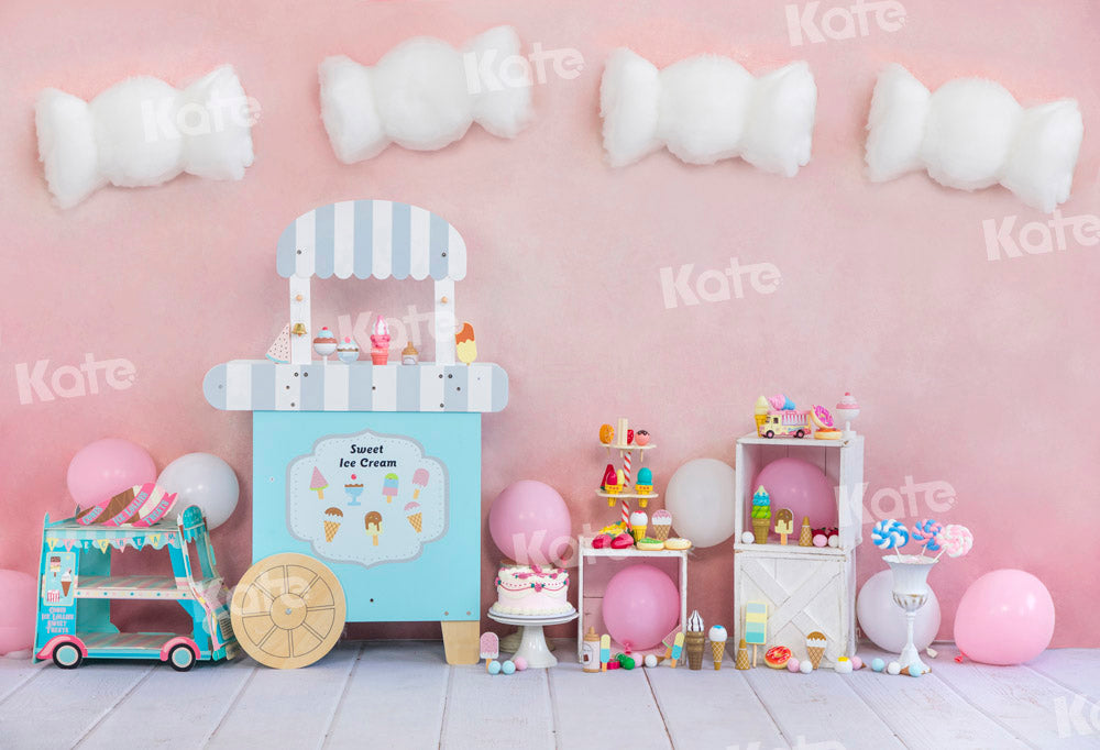 Kate Cake smash Crème Glacée Sucrée Enfant Toile de fond Conçu par Emetselch - Kate Backdrop FR