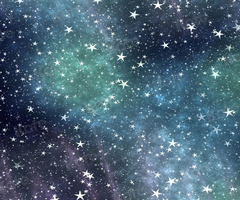 Kate Univers Ciel étoilé Bleu Toile de fond pour la photographie - Kate Backdrop FR