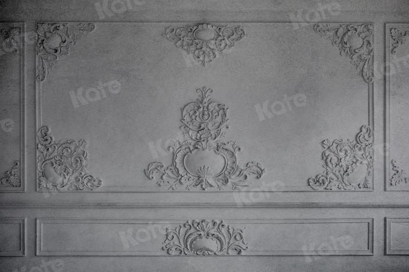 Kate Toile de fond à motif vintage gris pour la photographie - Kate Backdrop FR