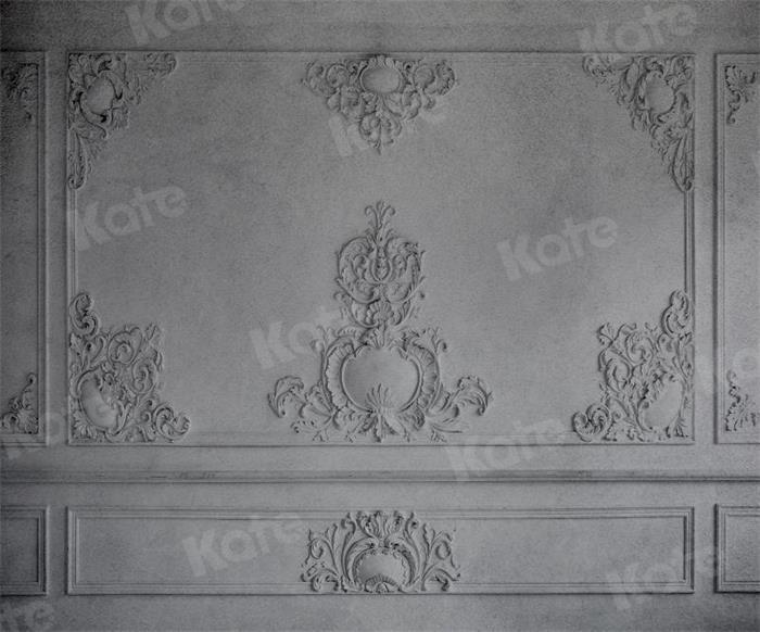 Kate Toile de fond à motif vintage gris pour la photographie - Kate Backdrop FR