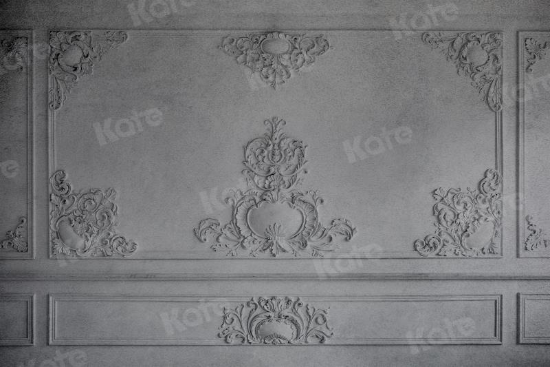 Kate Toile de fond à motif vintage gris pour la photographie - Kate Backdrop FR