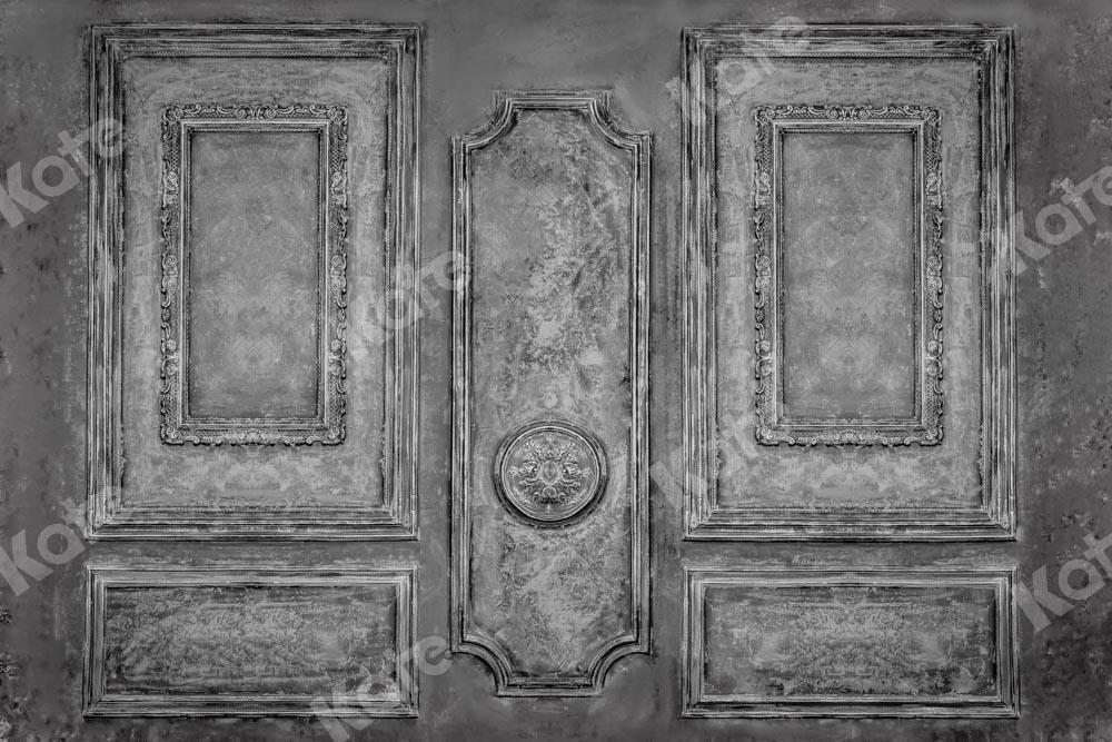 Kate Mur gris de toile de fond de texture vintage conçu par Chain Photography - Kate Backdrop FR