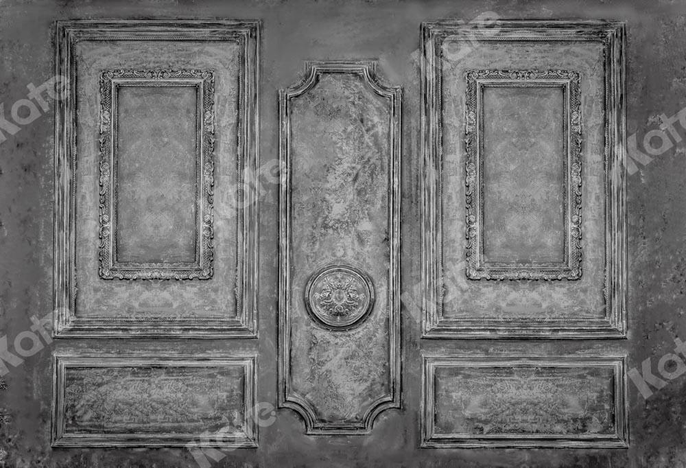 Kate Mur gris de toile de fond de texture vintage conçu par Chain Photography - Kate Backdrop FR