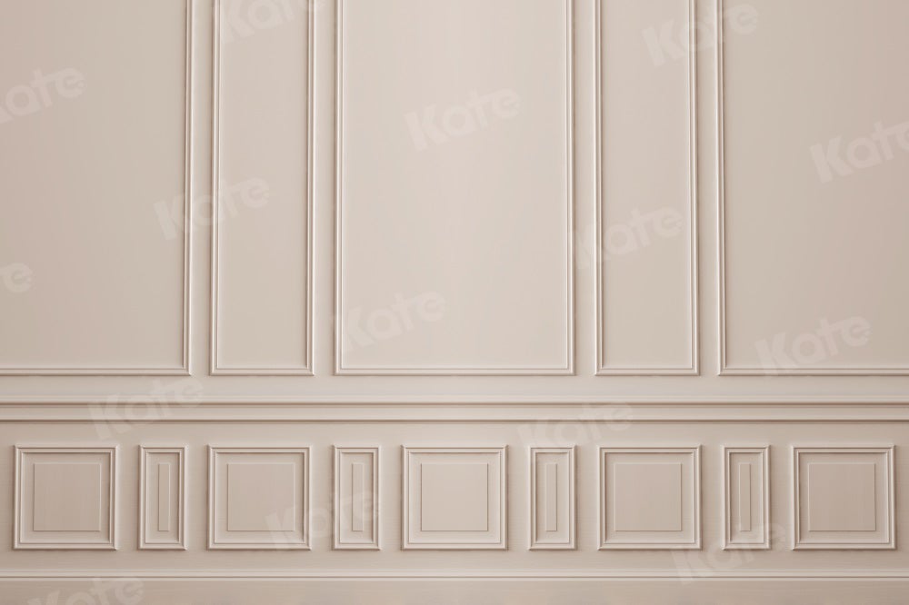 Kate Mur Vintage Beige Élégant Toile de fond pour la photographie - Kate Backdrop FR