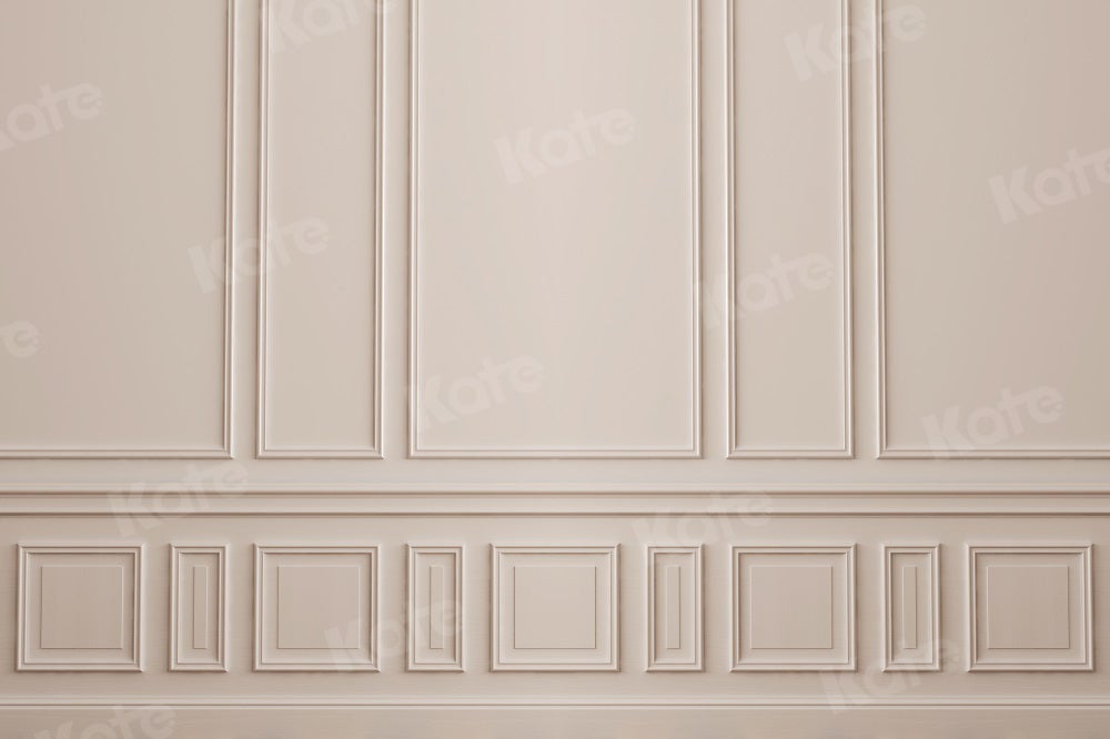 Kate Mur Vintage Beige Élégant Toile de fond pour la photographie - Kate Backdrop FR