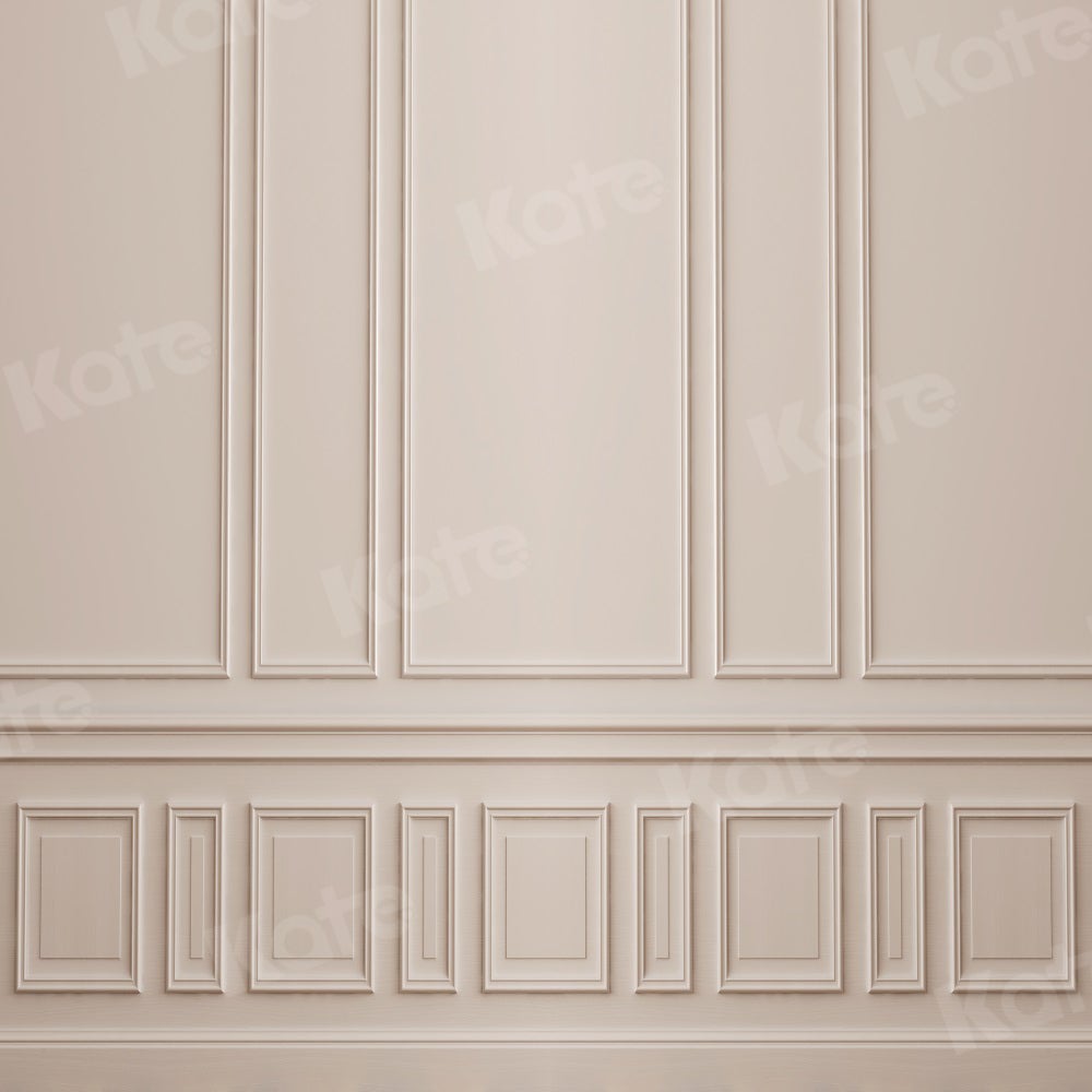 Kate Mur Vintage Beige Élégant Toile de fond pour la photographie - Kate Backdrop FR