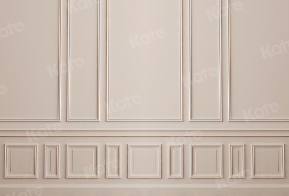 Kate Mur Vintage Beige Élégant Toile de fond pour la photographie - Kate Backdrop FR